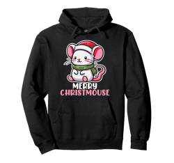 Lustiges Weihnachtsfest Merry Christmouse Cute Groovy Christmas Xmas Pullover Hoodie von Christmas Matching Pajamas Xmas