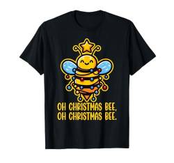 Weihnachtsbaum Oh Christmas Bee Cute Groovy Christmas Xmas T-Shirt von Christmas Matching Pajamas Xmas