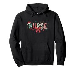 NICU PICU Krankenschwester Weihnachten ER Stethoskop Krankenpflegeschule Weihnachten Pullover Hoodie von Christmas Nurse Shirts Women Xmas Scrubs PJ Gift