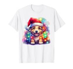 Niedliches Baby-Welpen-Tier, Weihnachtshund, Grafik T-Shirt von Christmas Puppy Matching Family Graphics