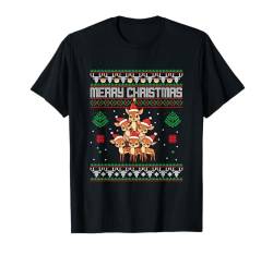 Hirsch Weihnachten Lustig Hirsch Xmas T-Shirt von Christmas Shirts Pajamas Men Women Kids Gifts