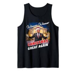 Winner Winner Christmas Great Again President Trump Santa Tank Top von Christmas Trump Santa Funny Quote Humor & Graphics