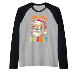 Weihnachten im Juli Raglan von Christmas in July Santa Hawaiian Summer Gifts