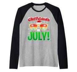 Weihnachten im Juli Raglan von Christmas in July Santa Hawaiian Summer Gifts