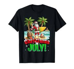 Weihnachten im Juli T-Shirt von Christmas in July Santa Hawaiian Summer Gifts