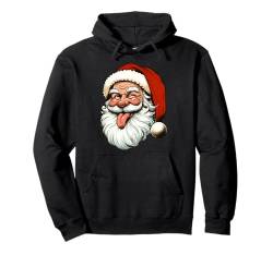 Lustiges Weihnachtsmanngesicht, niedlich, Weihnachtsmannmütze, Weihnachten Pullover Hoodie von ChristmaxTeez