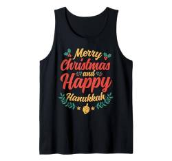 Christmukkah Happy Hannukah Menora Merry Christmas Tree Tank Top von Christmukkah Chanukah Christmas Gifts