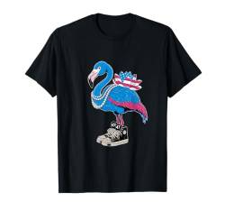 Kamala's Journey Flamingo Steps in Chucks & Pearls T-Shirt von Chucks and Pearly Harris