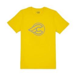 Cinelli Unisex Reflective T-Shirt, gelb, L von Cinelli