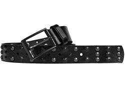 Cipo & Baxx Herren Gürtel Belt Nieten Design Ledergürtel CG122 Schwarz 105 von Cipo & Baxx