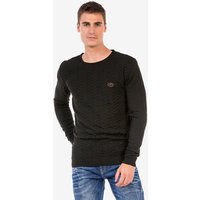 Cipo & Baxx Strickpullover mit dezentem Strickmuster von Cipo & Baxx