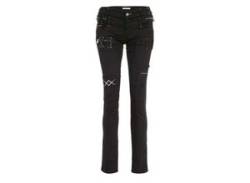 Slim-fit-Jeans CIPO & BAXX "Jeans" Gr. 27, Länge 34, schwarz Damen Jeans von Cipo & Baxx