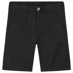 CityComfort Shorts für Jungen, Kurze Chino Hose mit 2 Seitentaschen & Elastischem Bund - Sommer Kleidung für Jungs (Anthrazit, 9-10 Jahre) von CityComfort