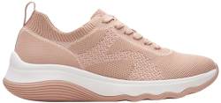 Clarks Damen Circuit Tie Sneaker, Pale Peach, 42 EU von Clarks