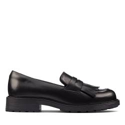 Clarks Damen Orinoco2loafer Loafer, Blk HiShine Lea, 38 EU von Clarks