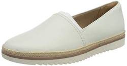 Clarks Damen Serena Paige Sneaker, White Leather, 36 EU von Clarks