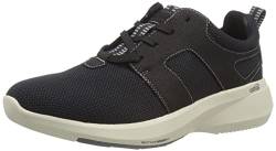 Clarks Herren Lehman Tie Sneaker, Schwarz, 41.5 EU von Clarks