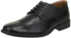 Clarks Herren Tilden Walk Oxford, Schwarzes Leder, 40 EU von Clarks