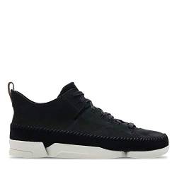 Clarks Originals Herren Trigenic Flex Sneaker, Schwarz (Black Nubuck), 39.5 EU von Clarks Originals