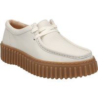 Clarks Torhill Bee Off White Schnürschuh von Clarks