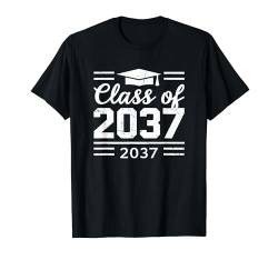 Kindergarten Prek bis zur Abschlussklasse 2037 wachsen mit mir T-Shirt von Class of 2037 Grow with Me Shirts Sign Gifts