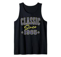 Klassiker seit 1965 Cool Varsity Geboren 1965 Geburtstag Tank Top von Classic Birthday Apparel For Men & Women