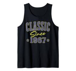 Klassiker seit 1967 Cool Varsity Geboren 1967 Geburtstag Tank Top von Classic Birthday Apparel For Men & Women