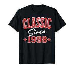 Klassiker seit 1998 Cool Varsity Geboren 1998 Geburtstag T-Shirt von Classic Birthday Apparel For Men & Women