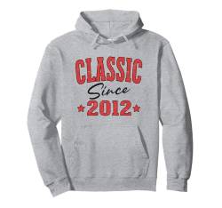 Klassiker seit 2012 Cool Varsity Geboren 2012 Geburtstag Pullover Hoodie von Classic Birthday Apparel For Men & Women