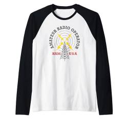 Amateurfunkgerät HAM Radio Raglan von Classic Ham Radio Gifts Apparel