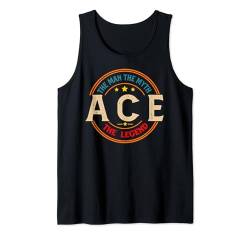 ACE The Man The Myth The Legend Vintage Personalisiert Tank Top von Classic Vintage Apparel for Men.