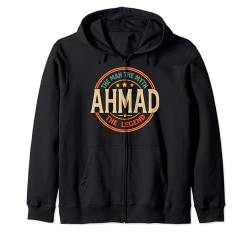 AHMAD The Man The Myth The Legend Vintage Personalisiert Kapuzenjacke von Classic Vintage Apparel for Men.