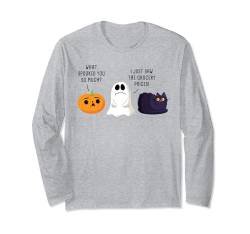 Funny Halloween & Thanksgiving Inflation Graphic Humor Langarmshirt von Clean Family Halloween & Thanksgiving Graphics