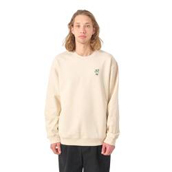 Cleptomanicx Sweatshirt Sketch Gull (raw undyed) XL von Cleptomanicx