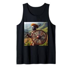 Schild des Zulu-Kriegerstammes Tank Top von Clever Witty Zulu Shield Designs