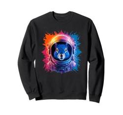 Herren Frau Eichhörnchen Bunt Weltraum Astronaut Eichhörnchen Sweatshirt von Click For Cool Space Animal Astronaut Designs