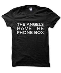 The Angels Have the Phone Box T-shirt (BLACK, M) von Clique Clothing