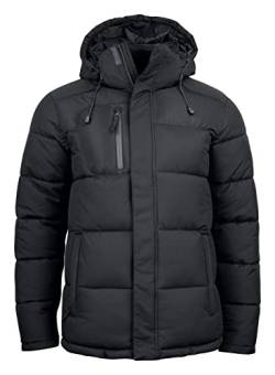 Clique Herren Colorado Jacke mit durchgehendem Reißverschluss Alternativer Daunenmantel, schwarz, Mittel von Clique