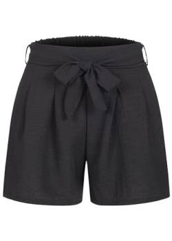 Cloud 5ive Damen Shorts Musselin Hotpants mit Bindegürtel von Cloud 5ive