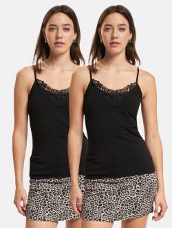 Cloud5ive 2er Set V Neck Spitzen Top von Cloud5ive