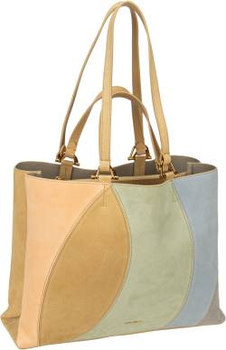 Coccinelle Hop On Kaleidoscope Suede Patch 1802  in Multi Sunrise/Fresh beige (12.6 Liter), Shopper von Coccinelle