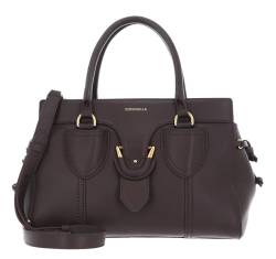 Coccinelle York Handbag Grained Leather Fondant Brown von Coccinelle