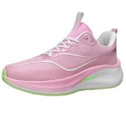 Cocey Herren- und Damenmode Leichte Trainingsschuhe Stoßdämpfende Rebound-Trainer (Rosa, 45 EU) von Cocey