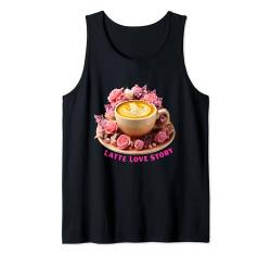 LATTE-LIEBESGESCHICHTE Tank Top von Coffee Expert CHOICE T for Girl Woman, LIFE & LOVE