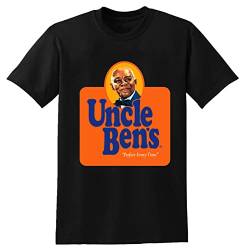 Uncle Ben Rice Food Cooking Black T-Shirt Printed Tee Graphic Top for Men Shirt 3XL von CokyiS