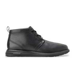 Cole Haan für Herren. C38685 Originalgrand Remastered Chu Leder Turnschuhe schwarz (44), Wohnung, Schnürsenkel, Lässig von Cole Haan