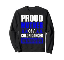 Darmkrebsbewusstsein Mutter Unterstützung Familie Stolze Mutter Sweatshirt von Colon Cancer Awareness products (Lwaka)