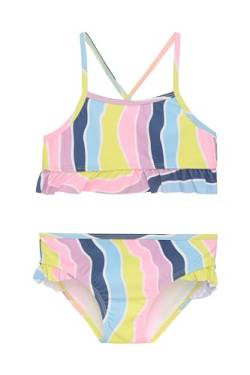 Color Kids Girls Bikini with Frills Aop Bunt - Schnelltrocknender elastischer Mädchen Bikini, Größe 116 - Farbe Lavender von Color Kids