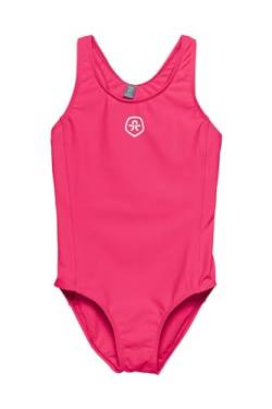 Color Kids Mädchen Swimsuit solid UPF Badeanzug, Pink Yarrow, 104 von Color Kids