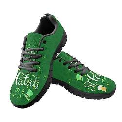 Coloranimal Happy St. Patrick's Day Frauen Schuhe Grün Sportschuhe Atmungsaktive Leichte Laufschuhe Schuhe von Coloranimal